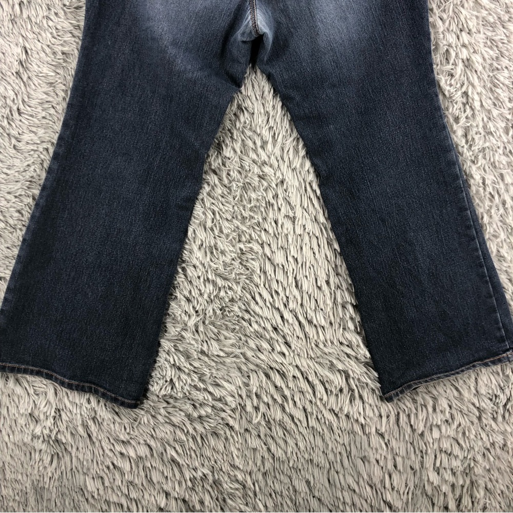 Indigo Jeans Blue Womens Petite XL Secret Fit Belly Denim Maternity - Picture 7 of 12